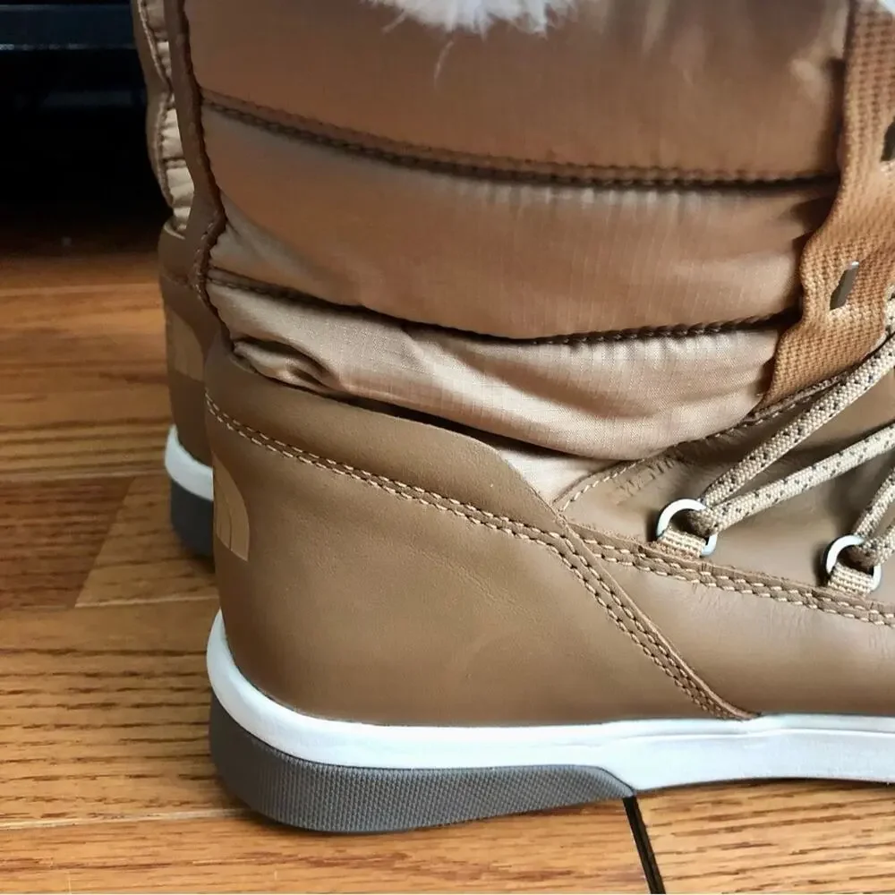 The North Face Sierra Luxe Waterproof Almond Butter/Falcon Brown Women’s Size 8